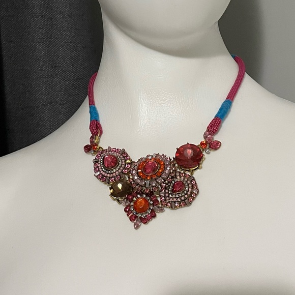 Matching Set of Betsey Johnson Earrings and Necklace - Picture 2 of 5